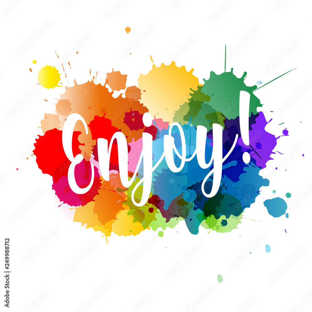 Enjoy ! Stock Vector | Adobe Stock